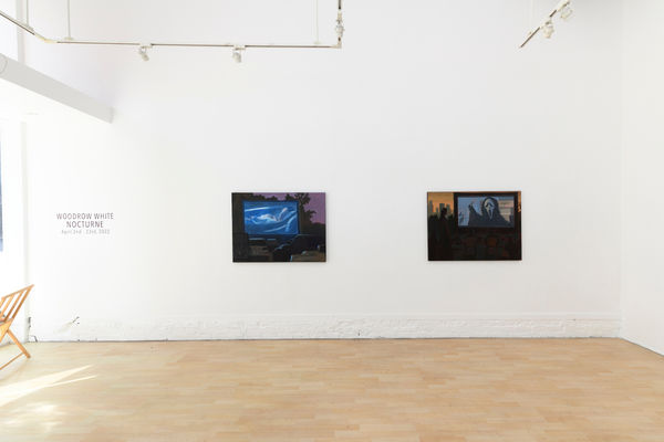 installation view at Woodrow White's solo show at Hashimoto San Francisco 