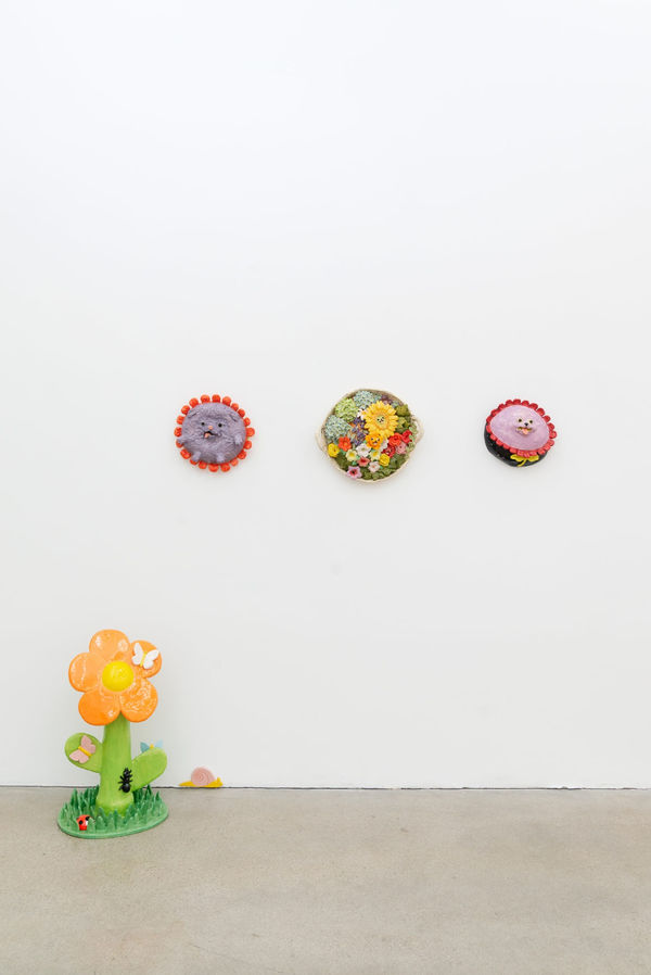 Installation view of Katie Kimmel & Lorien Stern's exhibition You Are Good at Hashimoto Contemporary Los Angeles