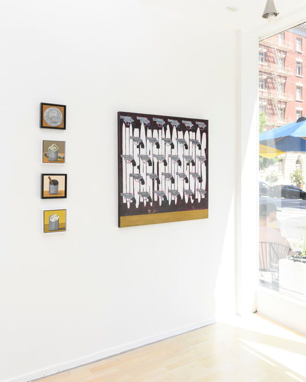 installation view of Gabe Langholtz solo show at Hashimoto San Francisco 