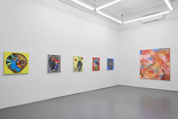 installation image of David Heo exhibition Mythos 