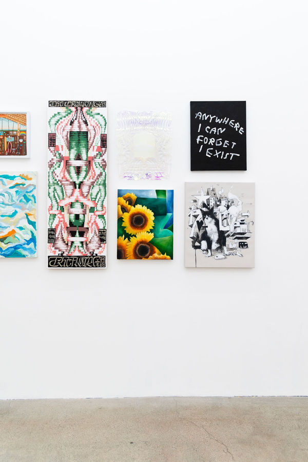 Installation image of group exhibition A Decade of the Jaunt at Hashimoto Contemporary Los Angeles