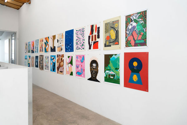 Installation image of group exhibition A Decade of the Jaunt at Hashimoto Contemporary Los Angeles