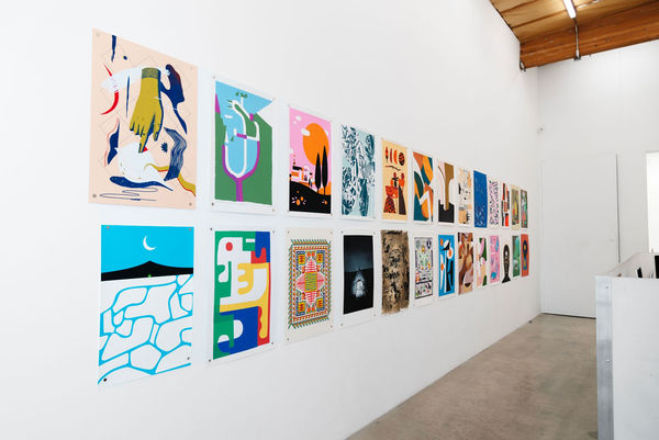 Installation image of group exhibition A Decade of the Jaunt at Hashimoto Contemporary Los Angeles
