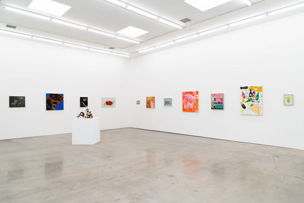 Installation image of group exhibition For The Love of Dog at Hashimoto Contemporary Los Angeles
