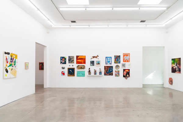 Installation image of group exhibition For The Love of Dog at Hashimoto Contemporary Los Angeles
