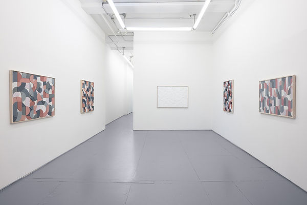 Installation image of Scott Albrecht exhibition "The Shadow of The Sun"
