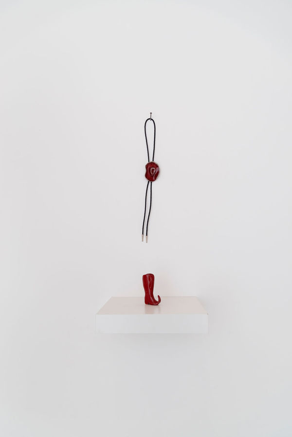 Installation images of group exhibition Weird West at Hashimoto Contemporary Los Angeles