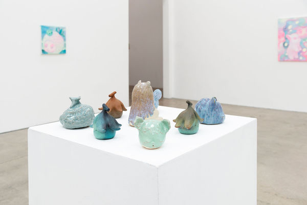 Installation view of So Youn Lee's work at Hashimoto Contemporary Los Angeles