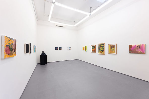 installation image of Hashimoto Contemporaty NYC exhibition "Left Unsaid"
