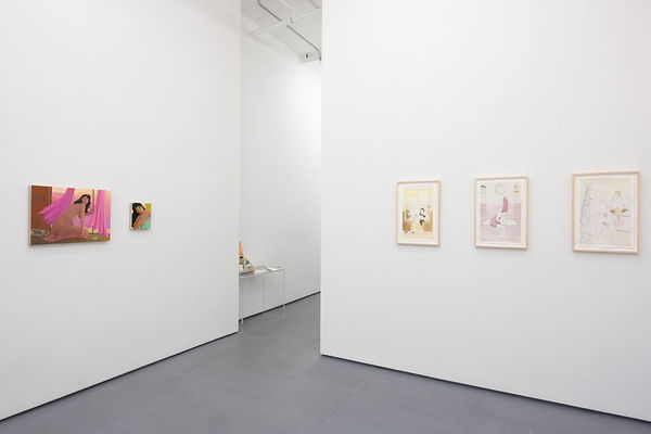 installation image of Hashimoto Contemporary NYC exhibition "Left Unsaid"