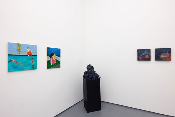 installation image of Hashimoto Contemporary NYC exhibition "Left Unsaid"