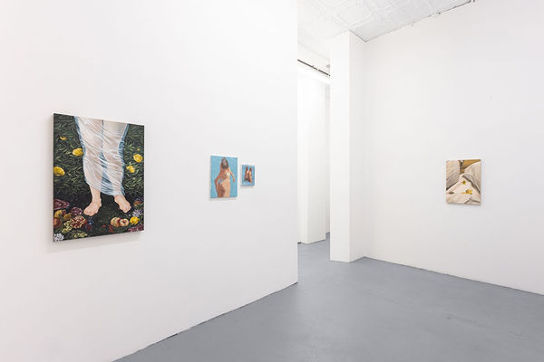installation image of Hashimoto Contemporaty NYC exhibition "Left Unsaid"