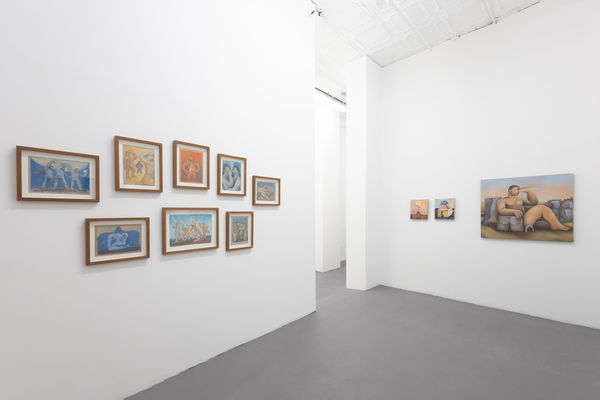 Installation view of Carlos Rodriguez "The Light That Passes Through us"