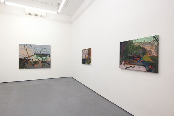 Install photo of Seonna Hong's solo exhibition "Cognitive Dissonance"