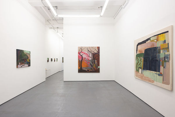 Install photo of Seonna Hong's solo exhibition "Cognitive Dissonance"