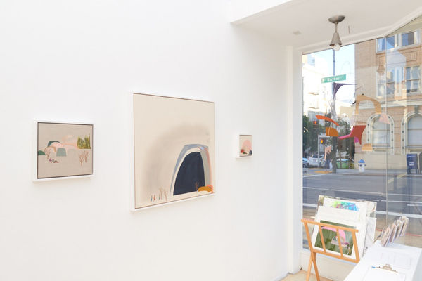 Installation image from Seonna Hong's exhibition "Things Will Get Better" at Hashimoto Contemporary SF