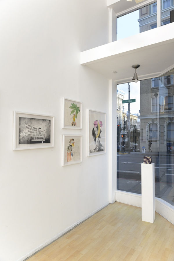 Installation image from "A Tree Falling In The Woods" curated by FMLY Projects at Hashimoto Contemporary SF