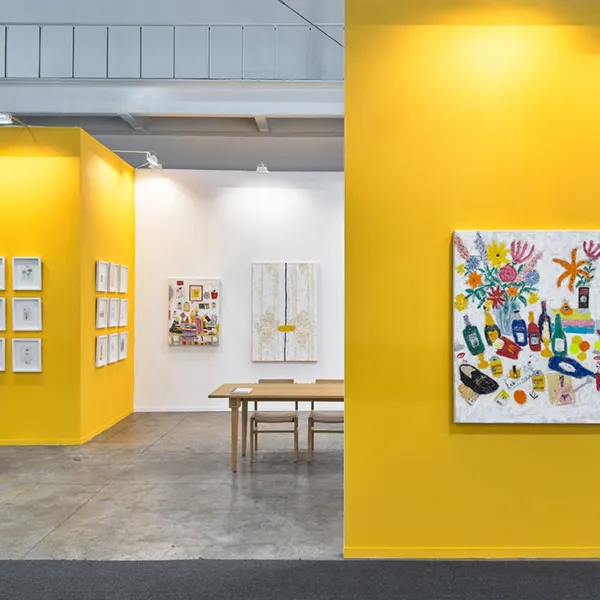 Installation view from Michael McGregor's solo presentation at Zona Maco 2025