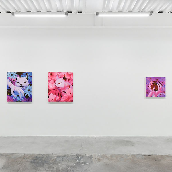 Installation view of Megan Ellen MacDonald's solo exhibition "What Doesn't Kill You" at Hashimoto Contemporary SF