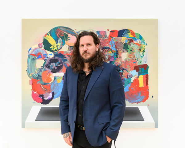 Gallery installation of Erik Jones solo show at Hashimoto Contemporary San Francisco  