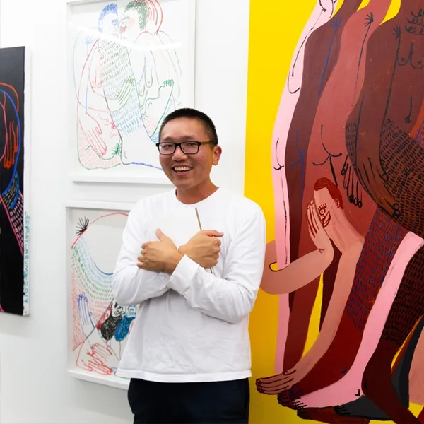 Portrait of artist Jeffrey Cheung