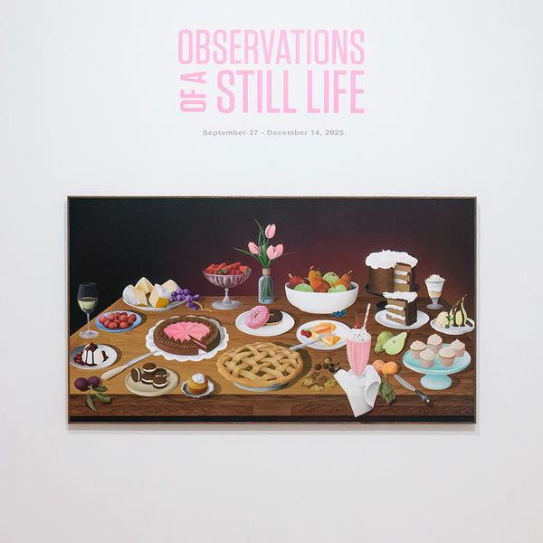 Exhibition wall title featuring Casey Gray's artwork.