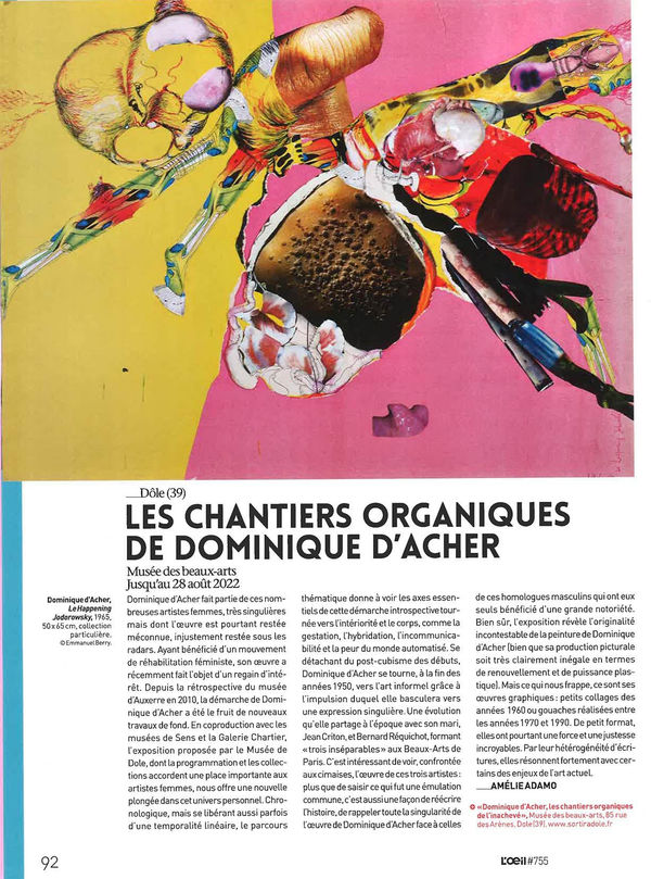 Les chantiers organiques de Dominique d'Acher