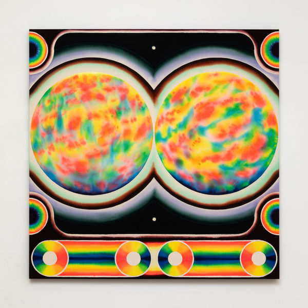 Michael Childress (b. 1987) The Edge of Observable, 2022 Acrylic on unprimed canvas 60 x 60 inches 152.4 x 152.4 cm