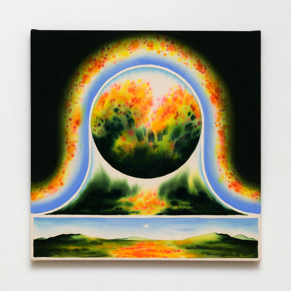 Michael Childress (b. 1987) Superbloom, 2022 Acrylic on unprimed canvas 20 x 20 inches 50.8 x 50.8 cm