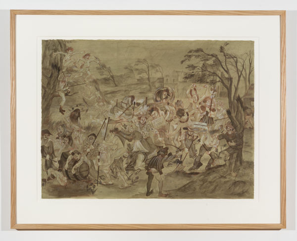 Emily Harter (b. 1997) Spring, 2025 Gouache and pencil on prepared paper 23 1/2 x 32 inches 59 x 81 cm 32 1/2 x 41 inches (framed) 82 x 104 cm (framed)