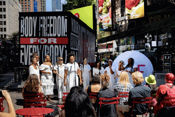 Adama Delphine Fawundu in "THE BODY FREEDOM FOR EVERY(BODY)