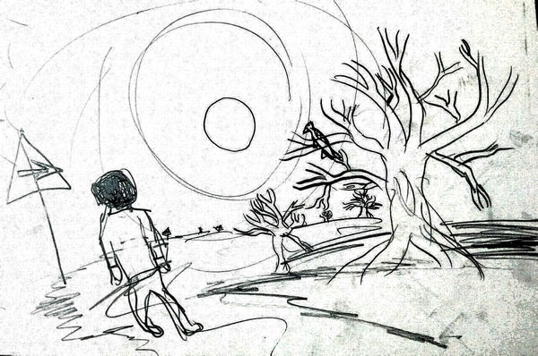 Ahil Rahman, aged 8. Inspired by Banky's Weston Supermare.