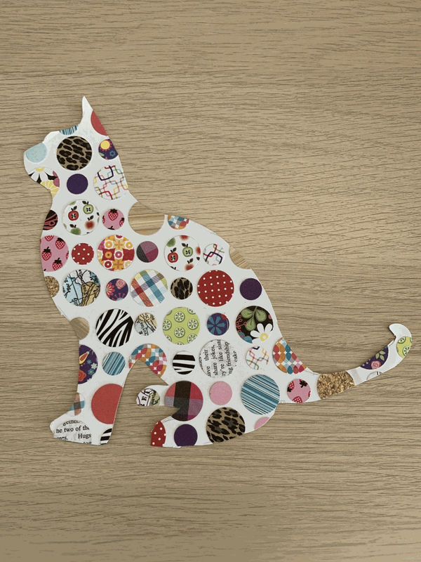 Eva Chorna, 8 years old, Inspired by Damien Hirst