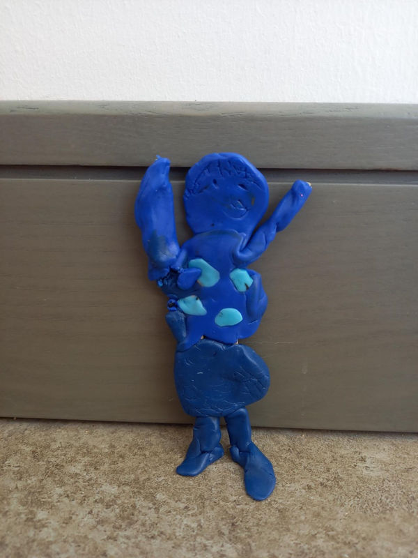 Georgia Day, aged 8. Inspired by Henry Moore.