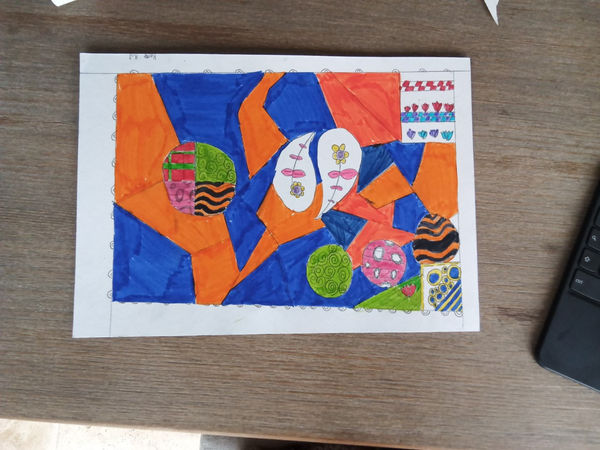 Harry, aged 8. Inspired by Alexander Calder.