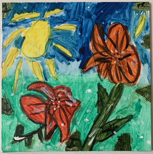 Leo, aged 8. Inspired by Picasso.