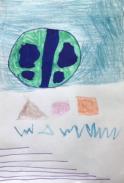 Lia Sykes, aged 6. Inspired by Alexander Calder.