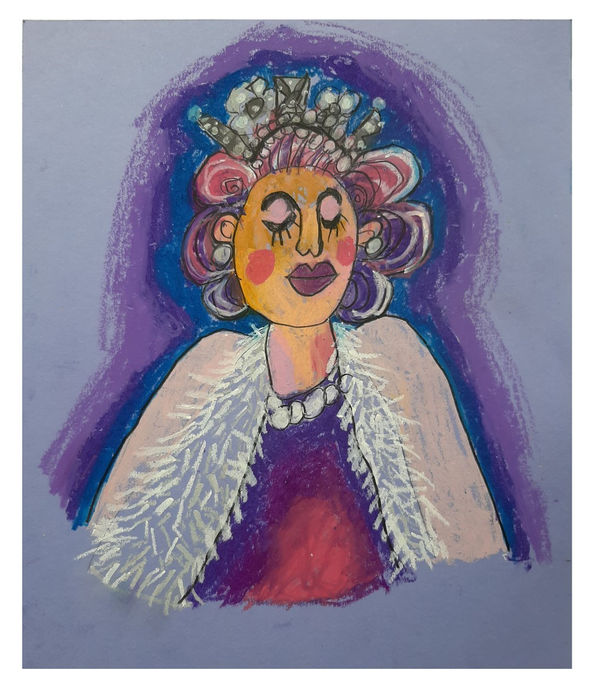 Stella Monnin, aged 5. Inspired by Chris Levine.