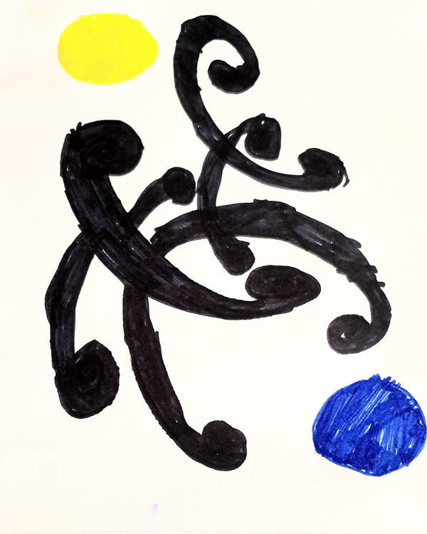 Tejal Jones, aged 6. Inspired by Alexander Calder.