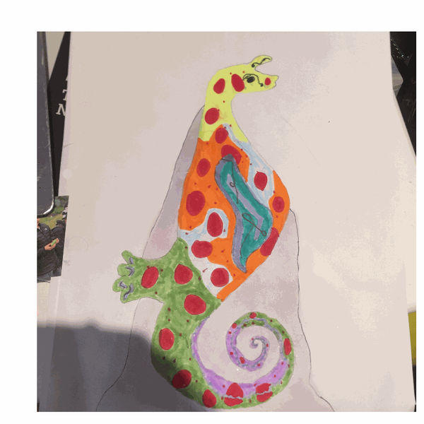 Tilly Joseph, aged 8. Inspired by Pablo Picasso.