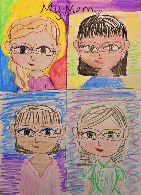 Tse Pui Ching, aged 8. Inspired by Andy Warhol.