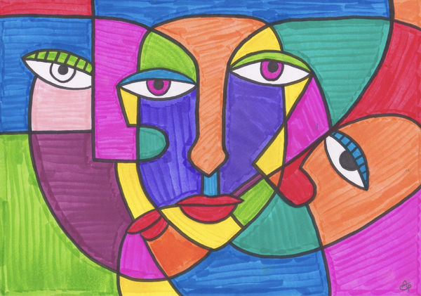 Aditi Patil, aged 11. Inspired by Pablo Picasso.