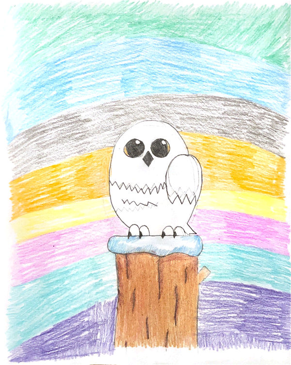 Alice Green, aged 9. Inspired by Pablo Picasso.