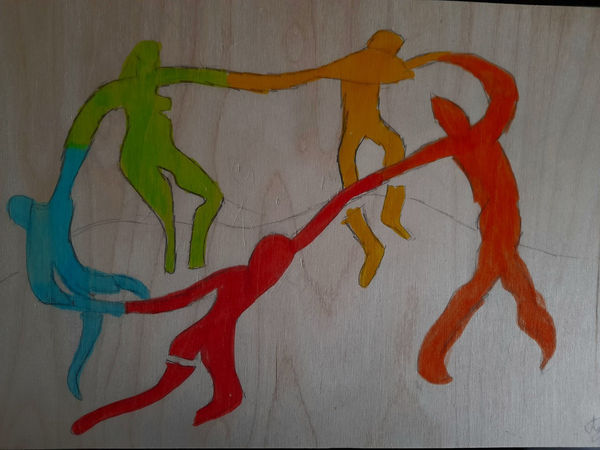 Amelie Woodhouse, aged 13. Inspired by Mattise.