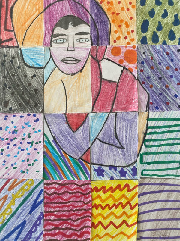 , sans-serif;">Chloe Clements aged 10. , sans-serif;">Inspired by Pablo Picasso.