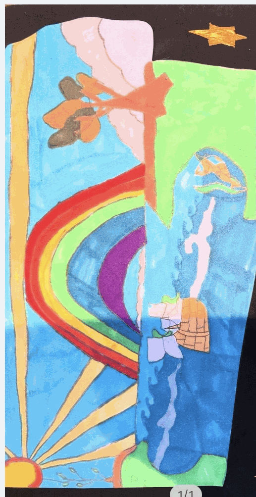 Daniel Hopkins, aged 9. Inspired by Picasso.