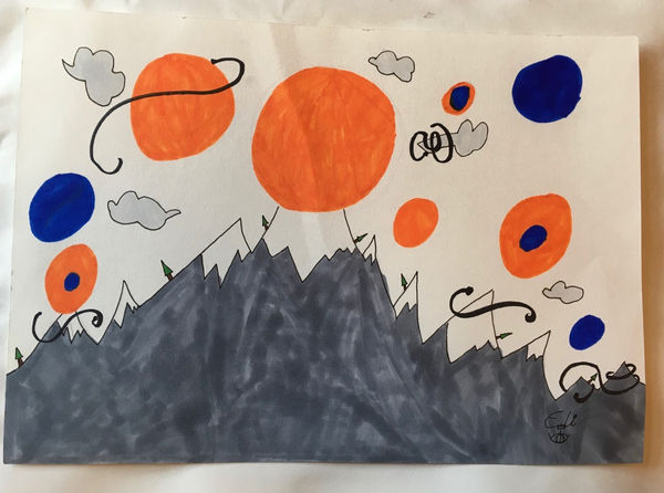 Eli Lloyd-Hamilton, aged 10. Inspired by Alexander Calder.