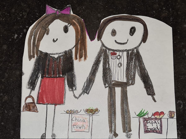 Evelyn Sabin, aged 9.