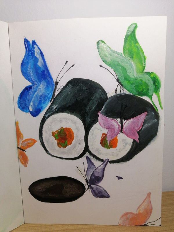 Kalinda Nismara, aged 11. Inspired by Peter Blake.