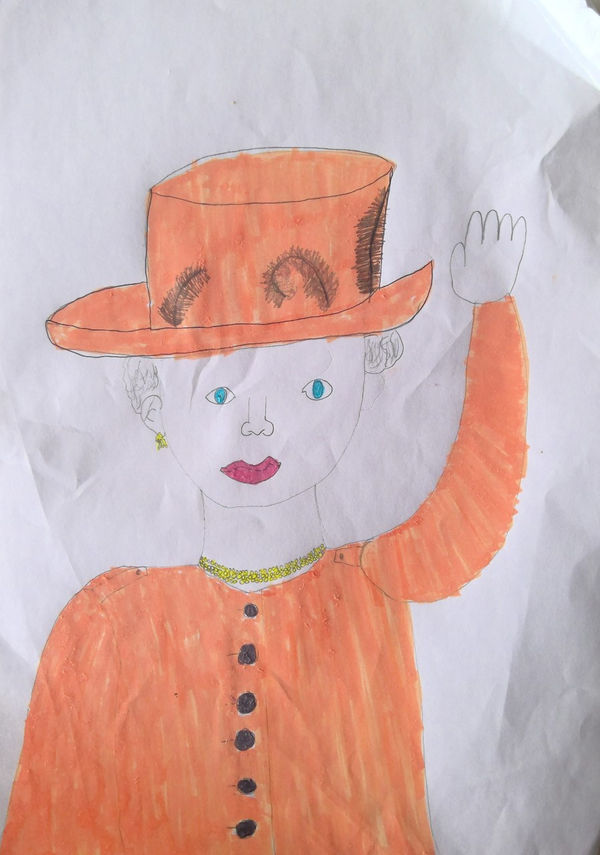 Maria Meisner, aged 9. Inspired by Chris Levine.